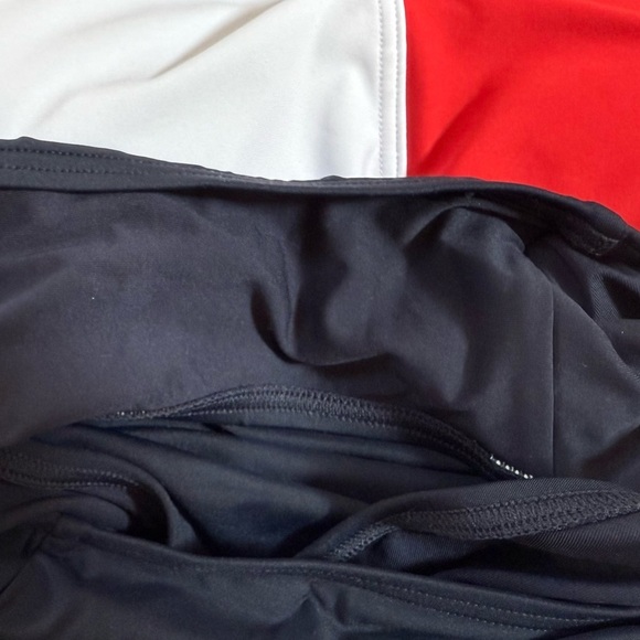 Tommy Hilfiger Swimsuit One Piece Color
Block Strapless Halter Navy Large NWT - Picture 11 of 12